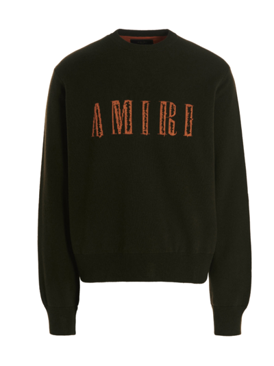 Shop Amiri Sweater In Green