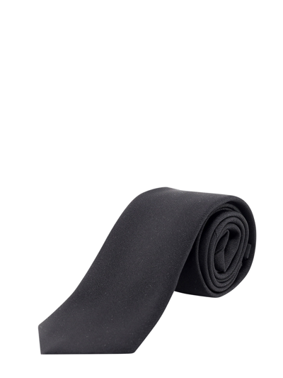 Shop Tagliatore Tie In Black