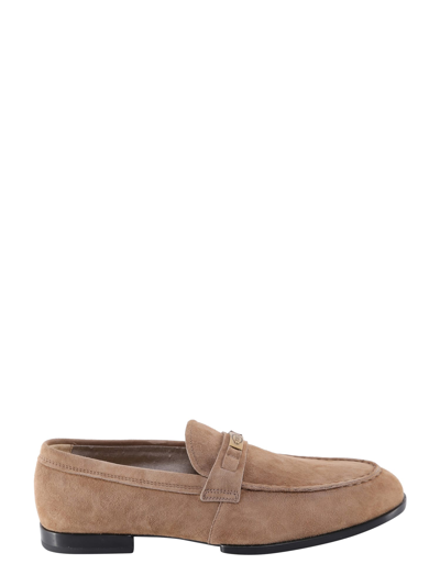 Shop Tod's Loafer In Beige