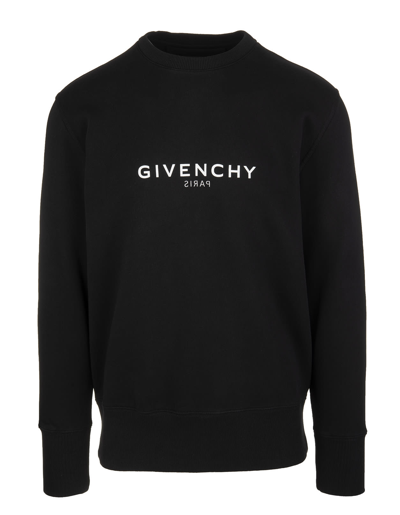Shop Givenchy Man Black  Reverse Sweatshirt