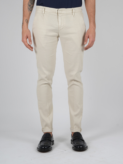 Shop Dondup Gaubert Pinces Trousers In Crema