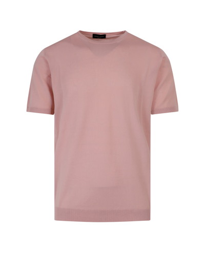 Shop Roberto Collina T-shirt In Pink