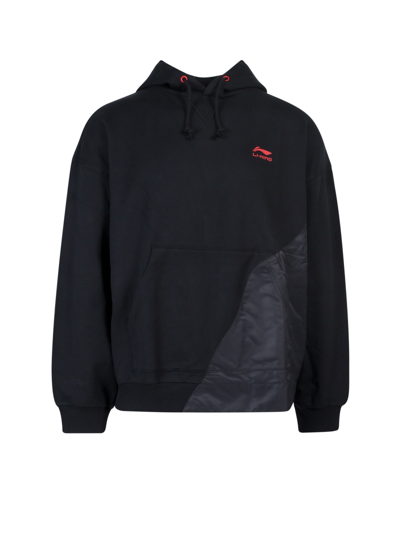 Shop Li-ning Sweatshirt In Black