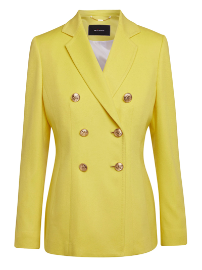 Shop Kiton Jacket Cashmere In Yellow