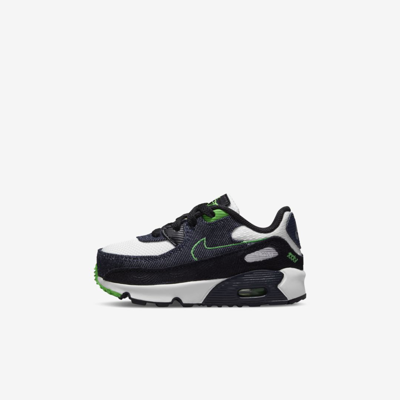 Nike Air Max 90 Ltr Se Baby/toddler Shoes In Black/scream Green/summit  White/obsidian | ModeSens