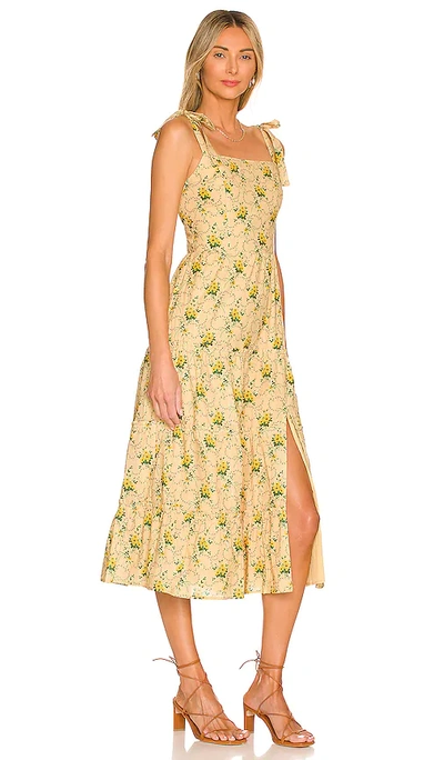 Shop Paige Tamika Dress In Yellow