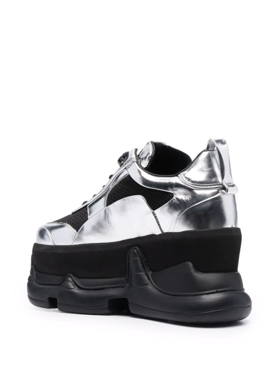 Shop Swear Air Revive Nitro Platform Sneakers In Silver