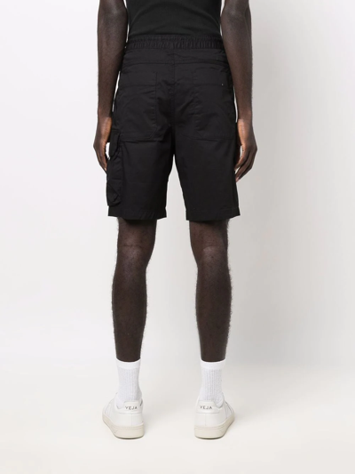 Shop Calvin Klein Jeans Est.1978 Drawstring-waist Cargo Shorts In Black