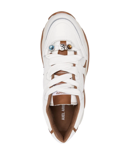 Shop Axel Arigato Catfish Low-top Sneakers In White