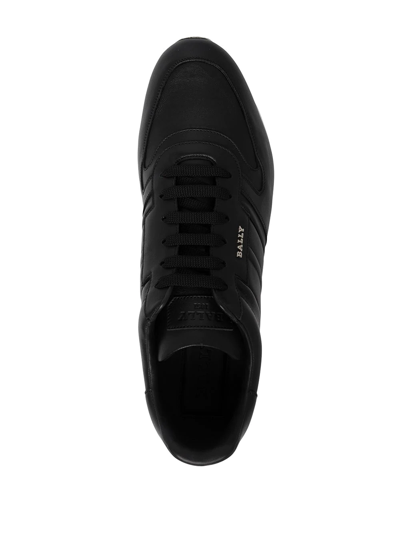 Shop Bally Asler Low-top Sneakers In Black