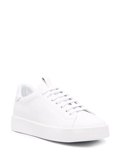 Shop Giuliano Galiano Road Low-top Sneakers In White