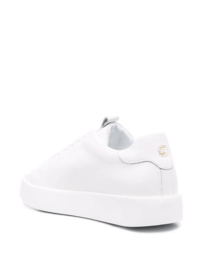 Shop Giuliano Galiano Road Low-top Sneakers In White