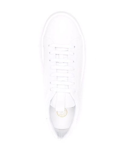 Shop Giuliano Galiano Road Low-top Sneakers In White
