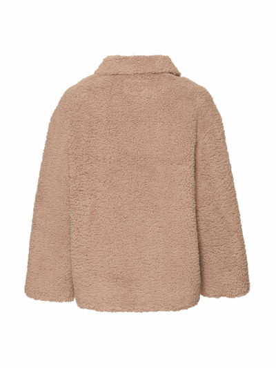 Shop Unreal Fur Seashell Faux Shearling Jacket In Brown