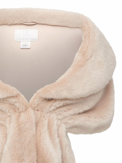 Shop Unreal Fur Champagne Faux-fur Shawl In Neutrals