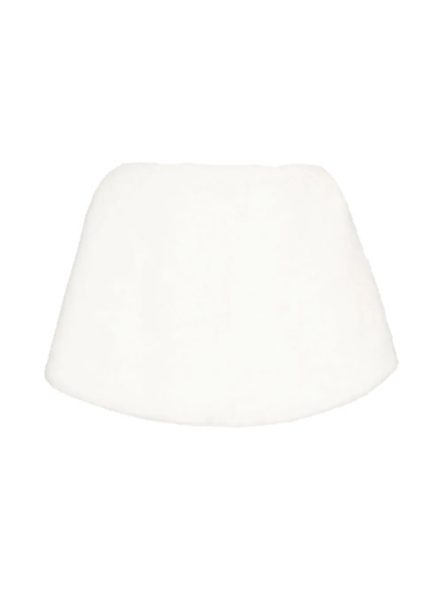 Unreal Fur Yasmine Faux Fur Wrap In White