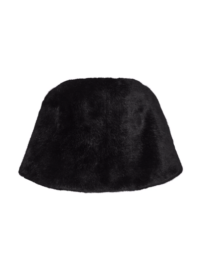 Unreal Fur Yasmine Faux Fur Wrap In Black