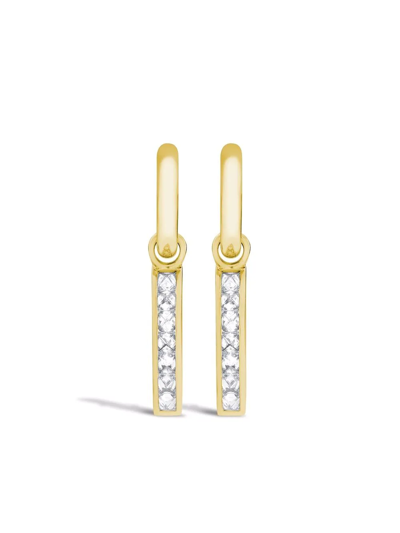 Shop Pragnell 18kt Yellow Gold Rockchic Diamond Earrings