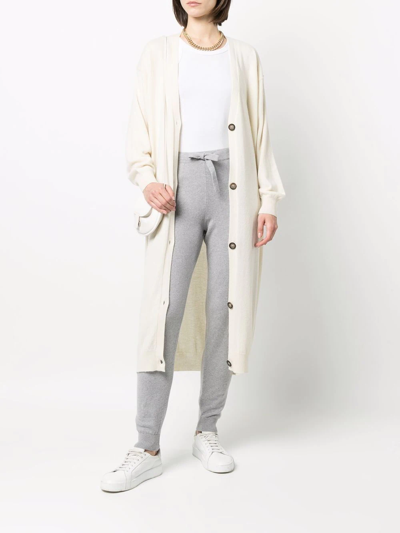 Shop Paula V-neck Cashmere Cardi-coat In White