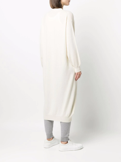 Shop Paula V-neck Cashmere Cardi-coat In White