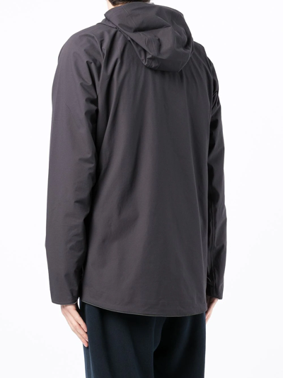 Klättermusen Asynja Hooded Rain Jacket In Black