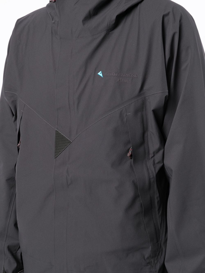 Klättermusen Asynja Hooded Rain Jacket In Black