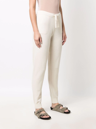 Shop Paula Drawstring Cashmere Leggings In Neutrals