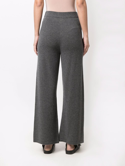 Shop Paula Straight-leg Cashmere Trousers In Grey