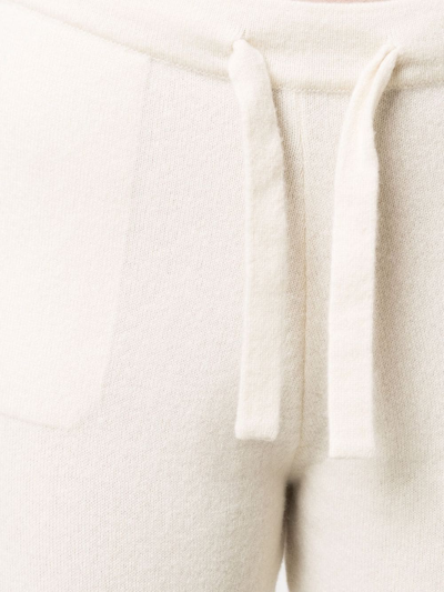 Paula Drawstring Cashmere Leggings In Neutrals