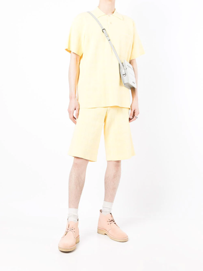 Shop Jacquemus Knee-length Shorts In Yellow