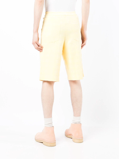 Shop Jacquemus Knee-length Shorts In Yellow