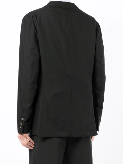 Shop Colombo Single-breasted Cashmere Blazer In Black