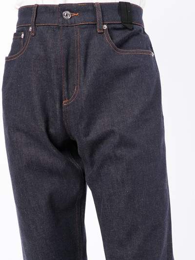 Shop Erdem Straight-leg Jeans In Blue
