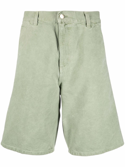 Shop Carhartt Single Knee Utility Shorts In Green
