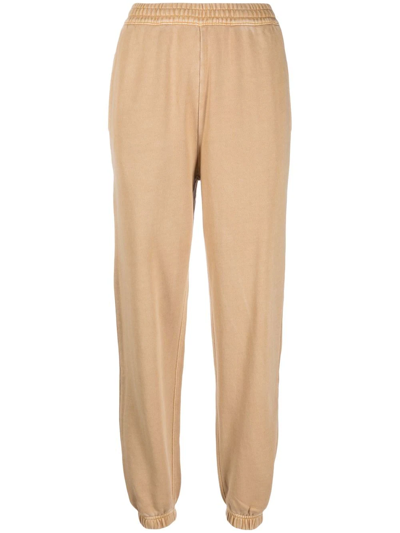 Shop Carhartt Nelson Logo-patch Track Pants In Brown