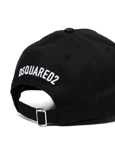 Shop Dsquared2 Logo-print Baseball Cap In Black