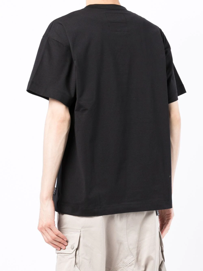 Shop Fumito Ganryu Function-print Short-sleeve T-shirt In Black