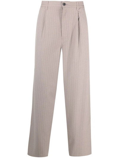 stussy STRIPED VOLUME PLEATED TROUSER-
