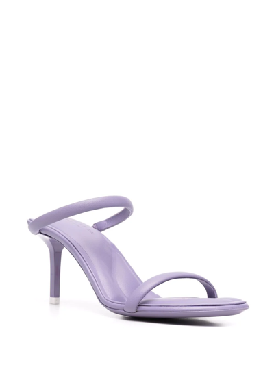 Shop Alyx Strap-detail Sandals In Purple