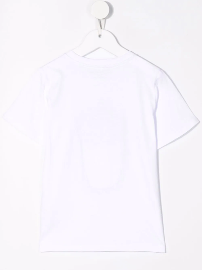 Shop Stella Mccartney Crocodile-print T-shirt In White