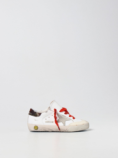 Shop Golden Goose Super-star Penstar Classic  Sneakers In Leather And Suede In White
