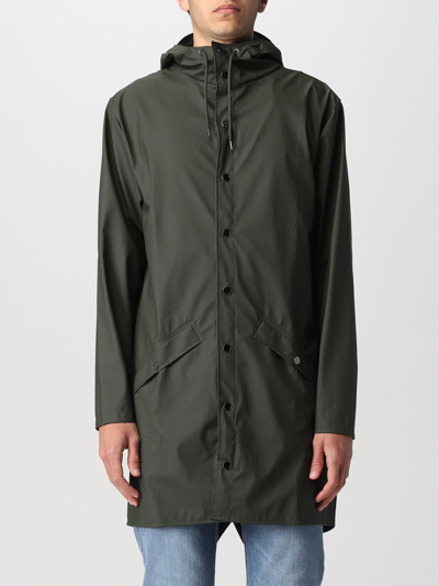 Shop Rains Jacket  Men Color Military