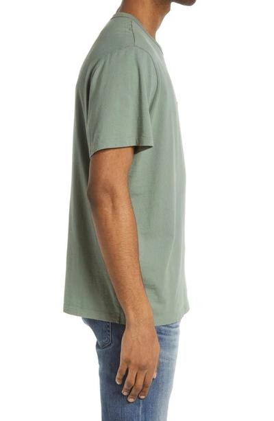 Shop Madewell Allday Garment Dyed Pocket T-shirt In Distant Grove