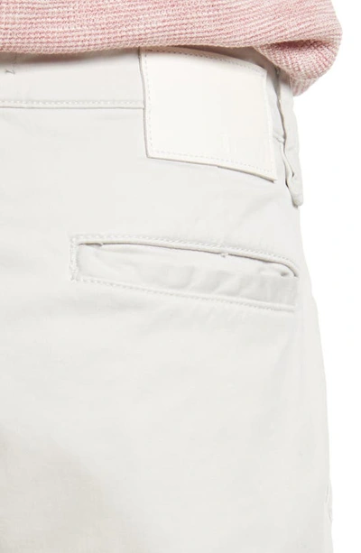 Mavi Jeans Noah Stretch Flat Front Shorts In Oyster Mushroom Twill