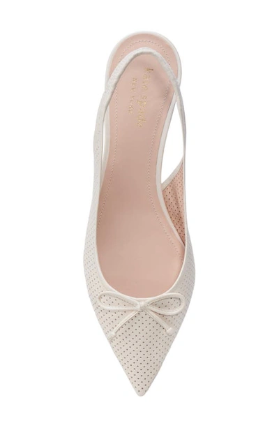 Shop Kate Spade Veronica Slingback Flat In Parchment.