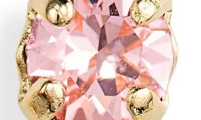 Shop Valentino Vlogo Pendant Stud Earrings In Oro 18/ Light Rose