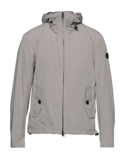 Shop Adhoc Man Jacket Dove Grey Size 42 Polyamide, Elastane