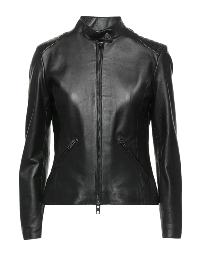 Shop Masterpelle Woman Jacket Black Size 12 Soft Leather