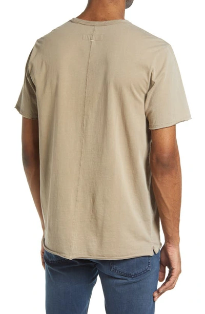 Shop Rag & Bone Miles Organic Cotton Pocket T-shirt In Sand