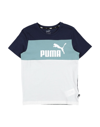 Shop Puma T-shirts In Blue